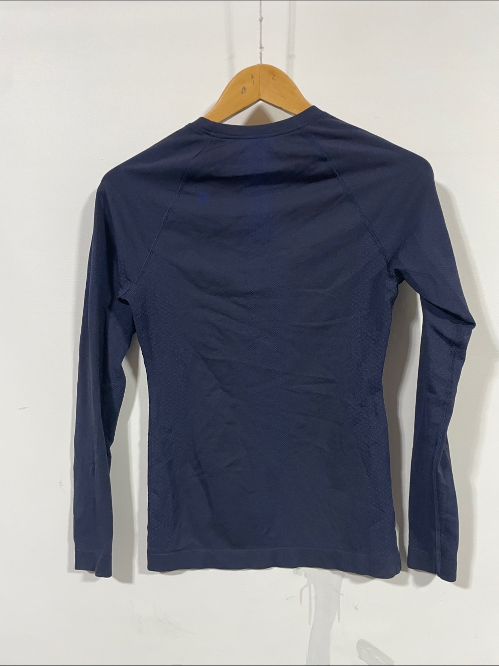 Figs Navy Long-Sleeve Performance Top - Picture 3 of 3